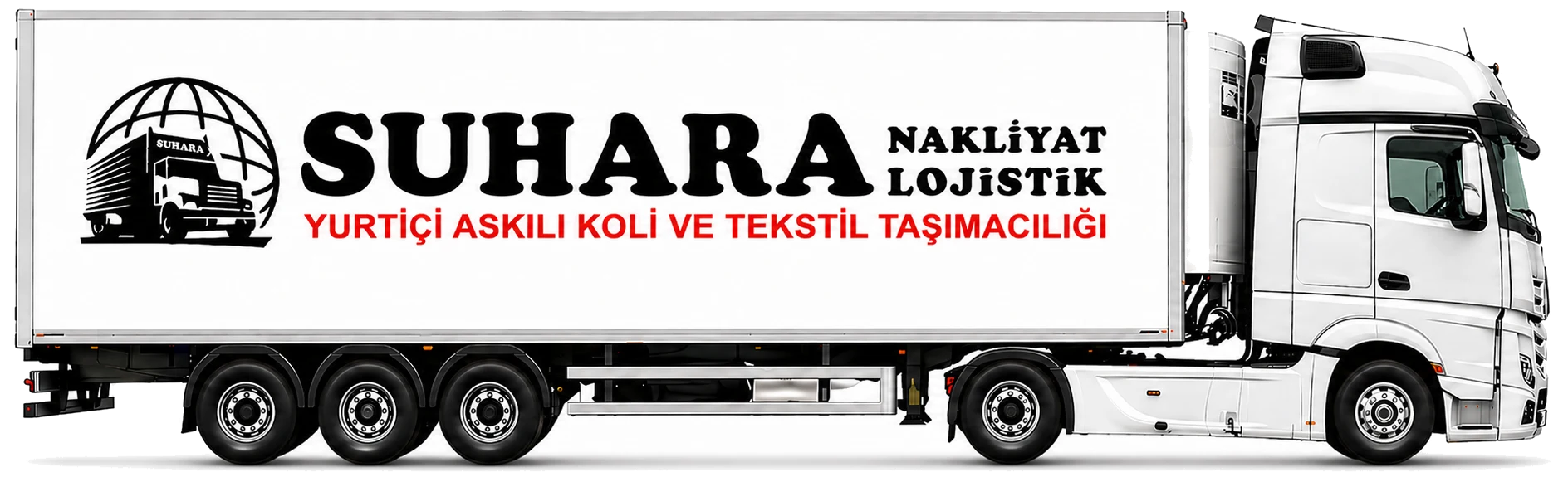 İstanbul Esenyurt deposunda yüklemeye hazır Suhara Nakliyat tekstil tırı